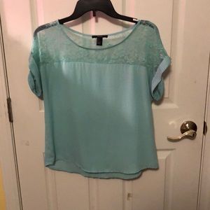 Teal blouse